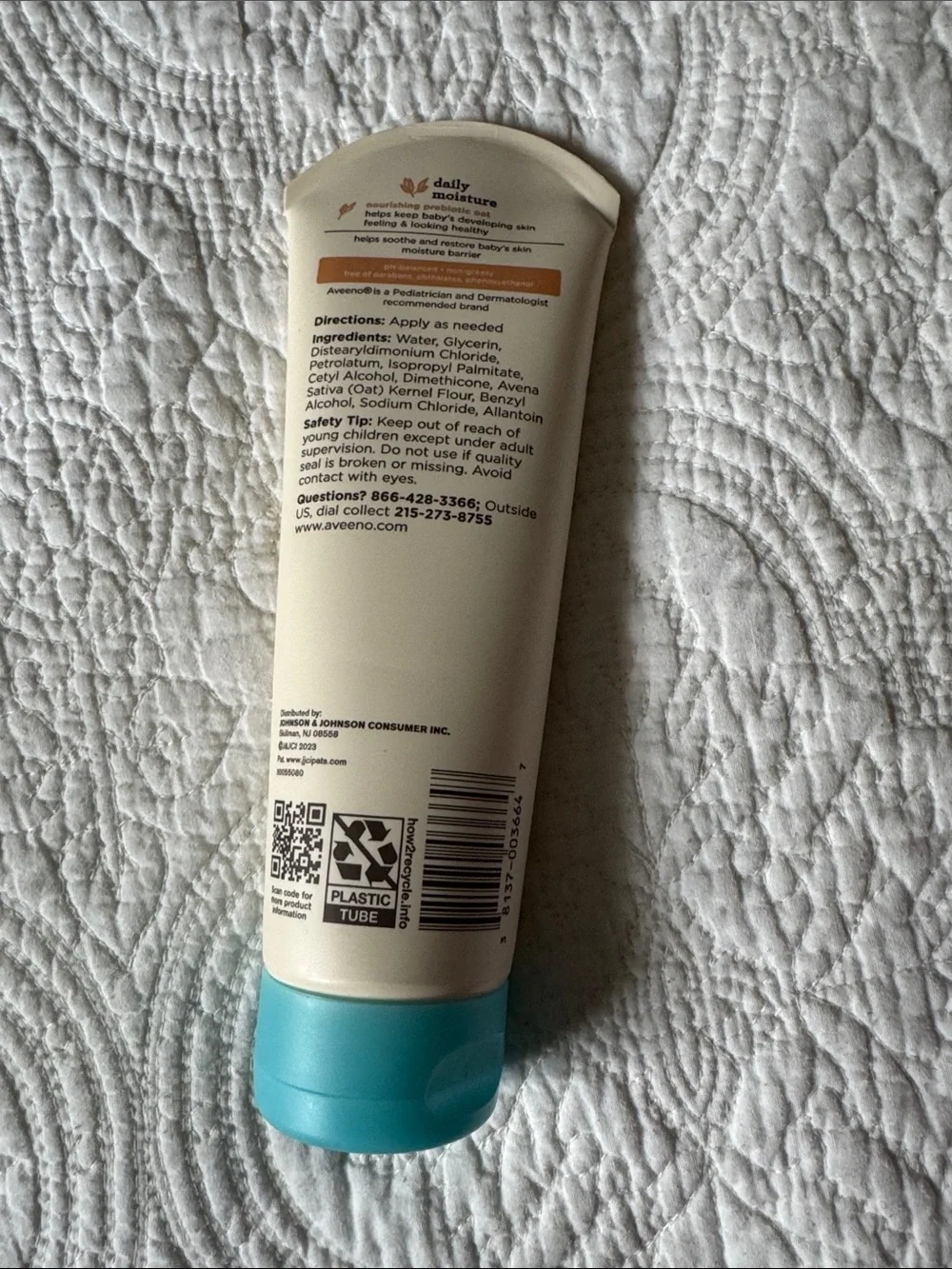 Aveeno Baby Daily Moisture Lotion - Cream/Teal